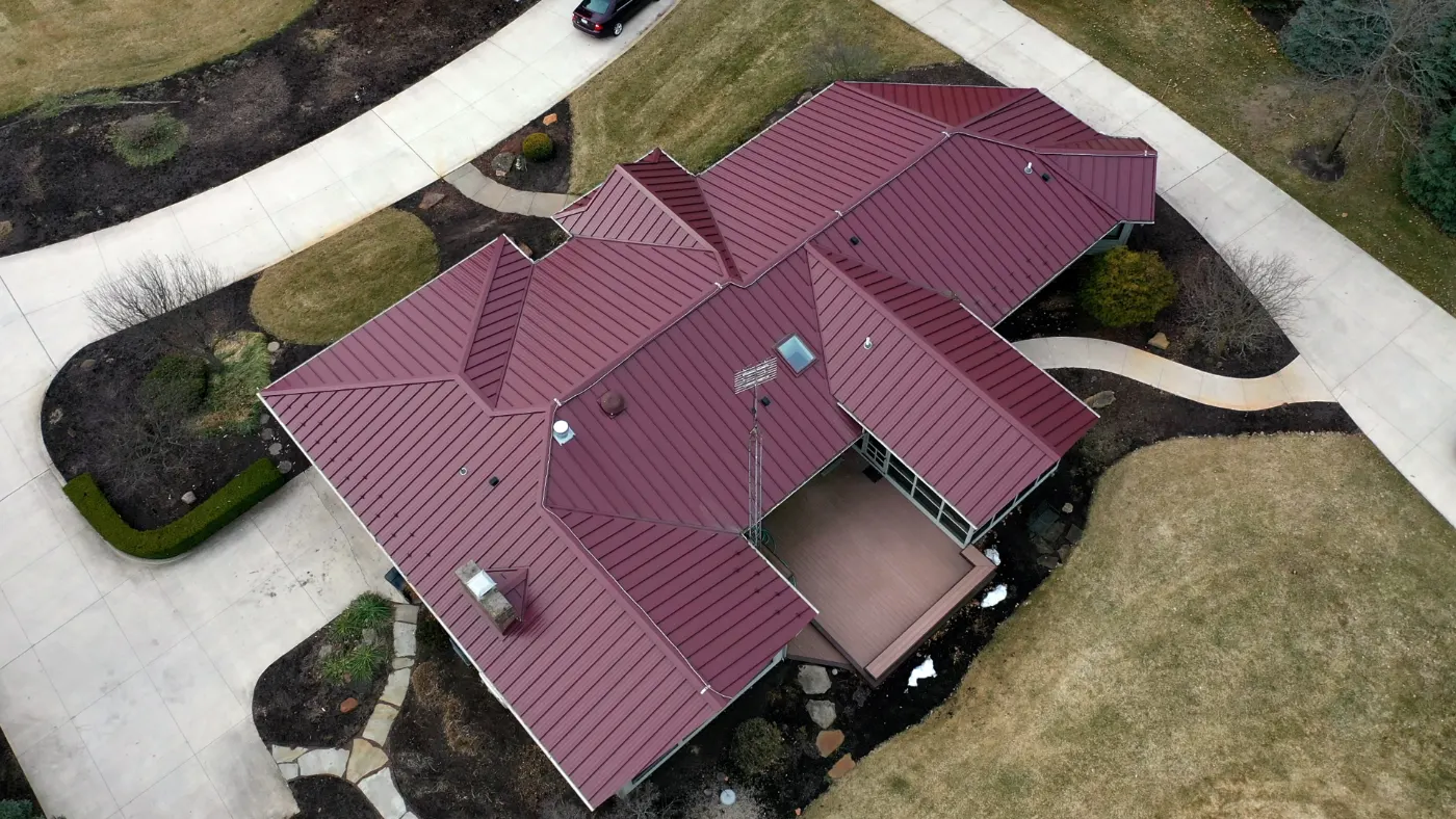 Commercial roof inspection documented in Nora