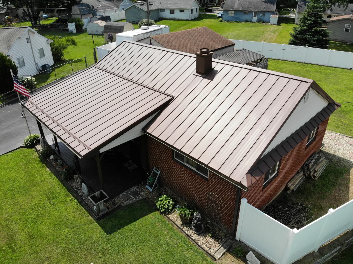 Tarping and dry-in on a Nora commercial roof